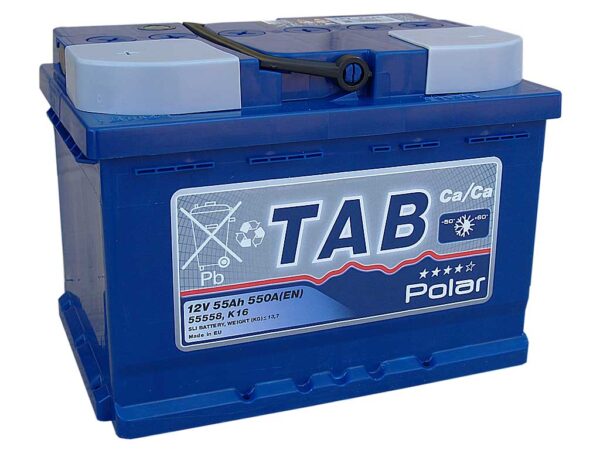 Akumulator TAB POLAR BLUE 55Ah 550A EN LEWY PLUS niski