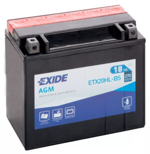 Akumulator motocyklowy EXIDE ETX20HL-BS/ YTX20HL-B 12V 18Ah 270A EN P+