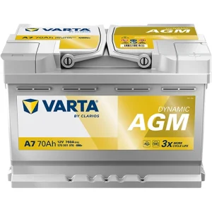 Akumulator VARTA AGM START&STOP A7 70Ah 760A (dawna E39)