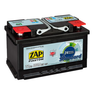 Akumulator ZAP Standard 72Ah 680A PRAWY PLUS