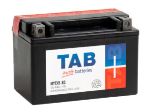 Akumulator motocyklowy TAB YTX9-BS (MYTX9-BS) 12V 8Ah 100A L+
