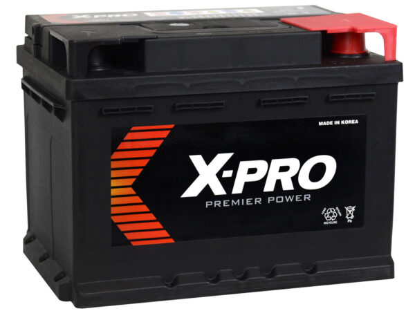 Akumulator X-PRO 55Ah 480A EN wysoki Prawy Plus