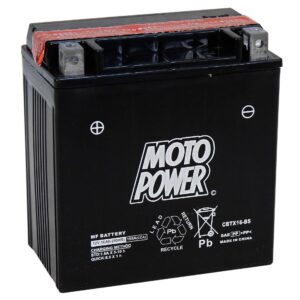 Akumulator motocyklowy MotoPower CBTX16-BS YTX16-BS 12V 14Ah 230A EN L+