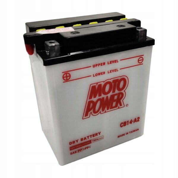 Akumulator motocyklowy MotoPower CB14-A2 YB14-A2