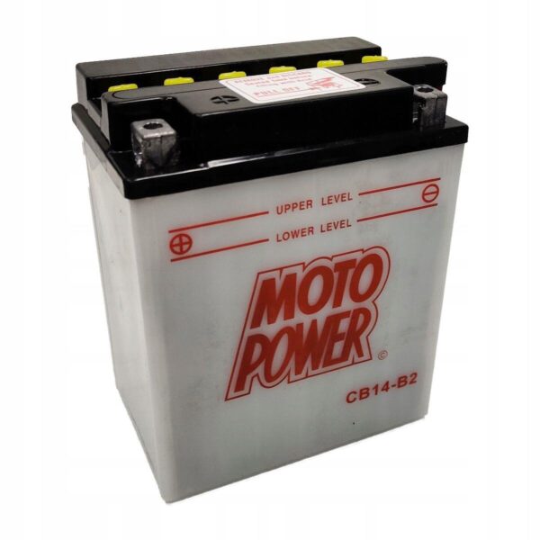 Akumulator motocyklowy MotoPower CB14-B2 YB14-B2
