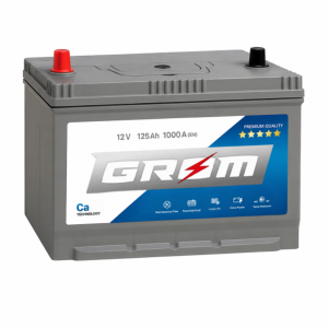 Akumulator GROM Premium 12V 125Ah 1000A CAT
