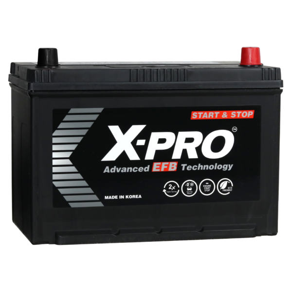 Akumulator X-PRO EFB 80Ah 800A EN Japan Prawy Plus