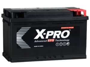 Akumulator X-PRO EFB 80Ah 800A EN Japan Lewy Plus