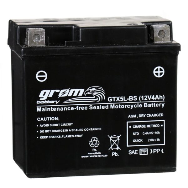 Akumulator motocyklowy GROM GTX5L-BS