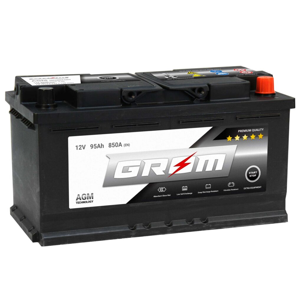Starterbatterie 12V 95Ah AGM Varta A5 Autobatterie Silver