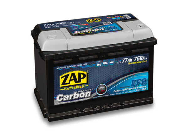 Akumulator ZAP CARBON EFB START&STOP 77Ah 750A