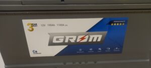 Akumulator GROM Premium 190Ah 1100A ze stopką LEWY PLUS