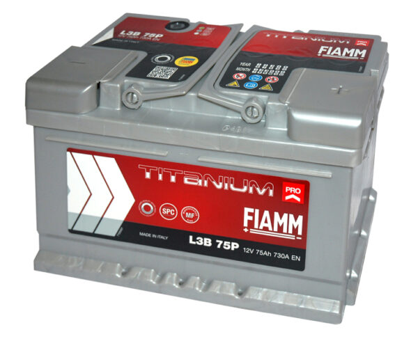 Akumulator FIAMM TITANIUM PRO 12V 75Ah 730A Prawy Plus