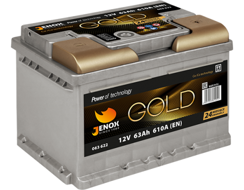 Akumulator Jenox Gold 63Ah 610A (R063622ZA)