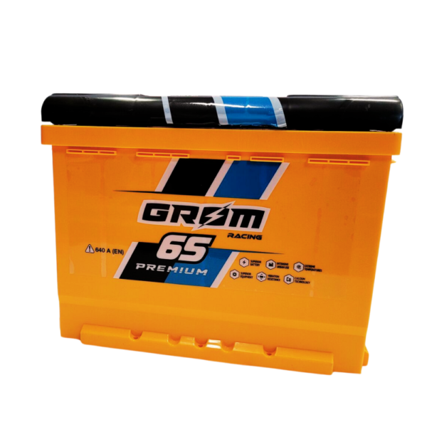 Akumulator Grom Racing 65Ah 640A EN PRAWY PLUS