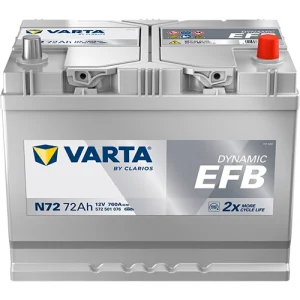 Akumulator VARTA Blue Dynamic EFB JIS 572 501 076 N72 72Ah