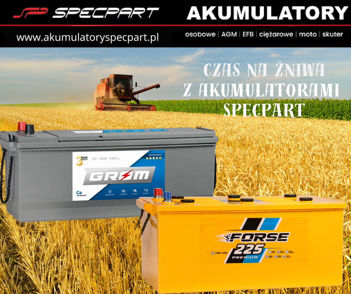 Akumulatory rolnicze Specpart