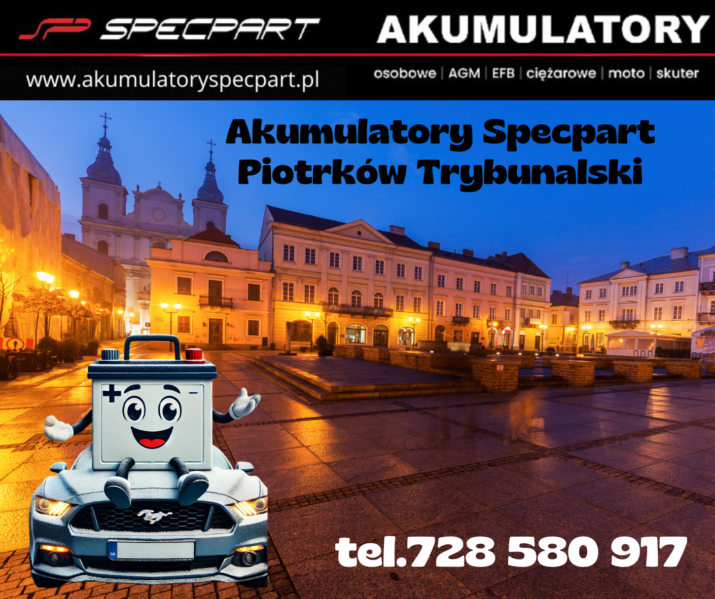 Odwiedzające nas pojazdy w Akumulatory Piotrkowie Trybunalskim