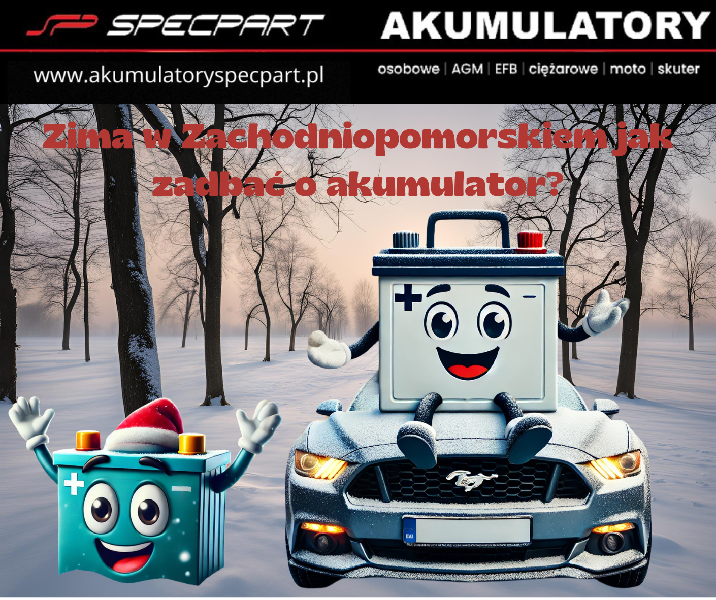 Zima w Zachodniopomorskiem jak zadbać o akumulator?