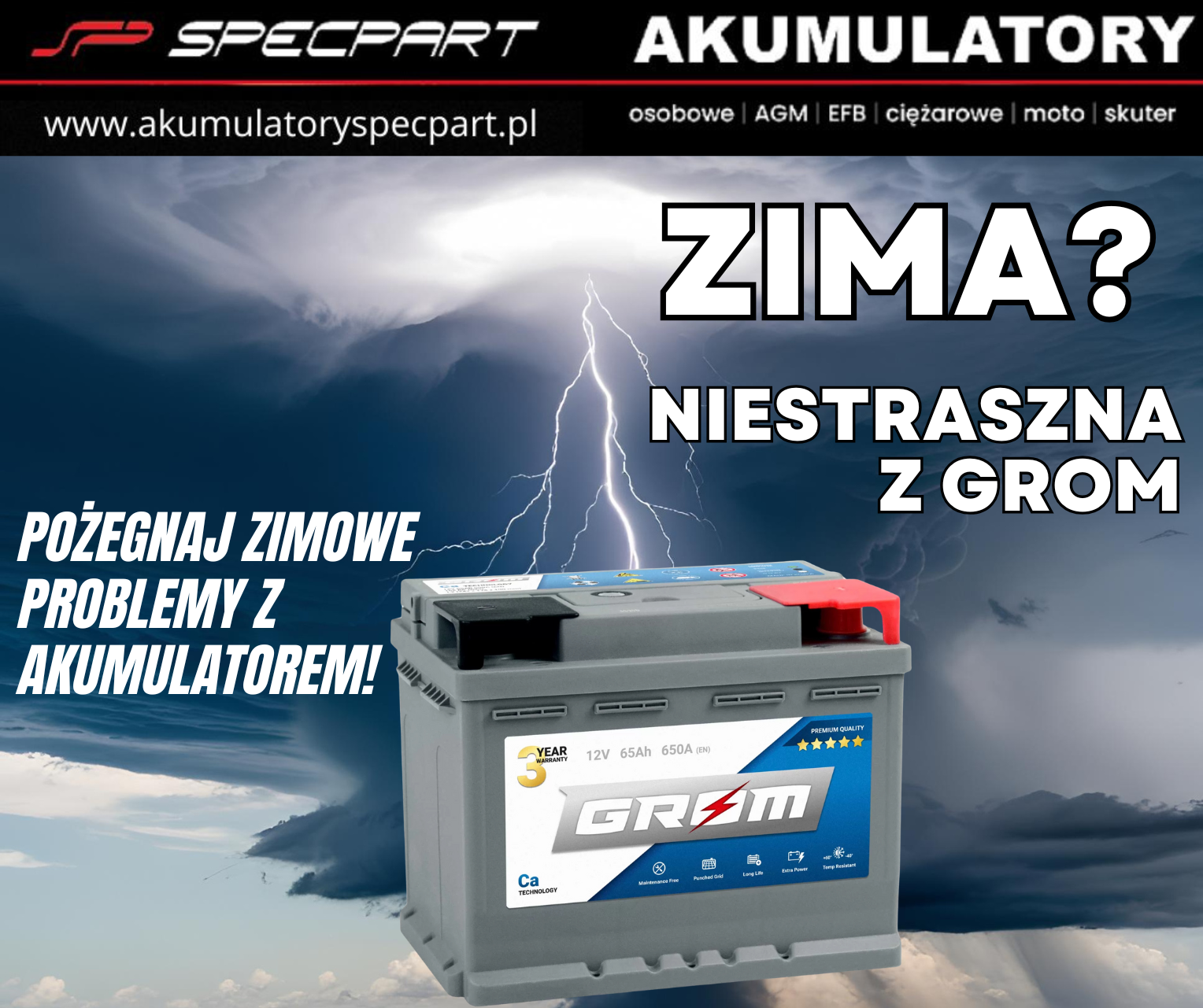 Akumulatory Specpart Kraków Balice