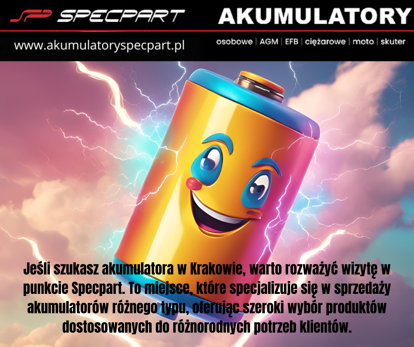 Akumulatory Specpart Kraków Zwierzyniec