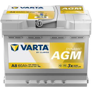 Akumulator VARTA Silver Dynamic AGM START&STOP A8 60Ah 680A (wcześniej D52)
