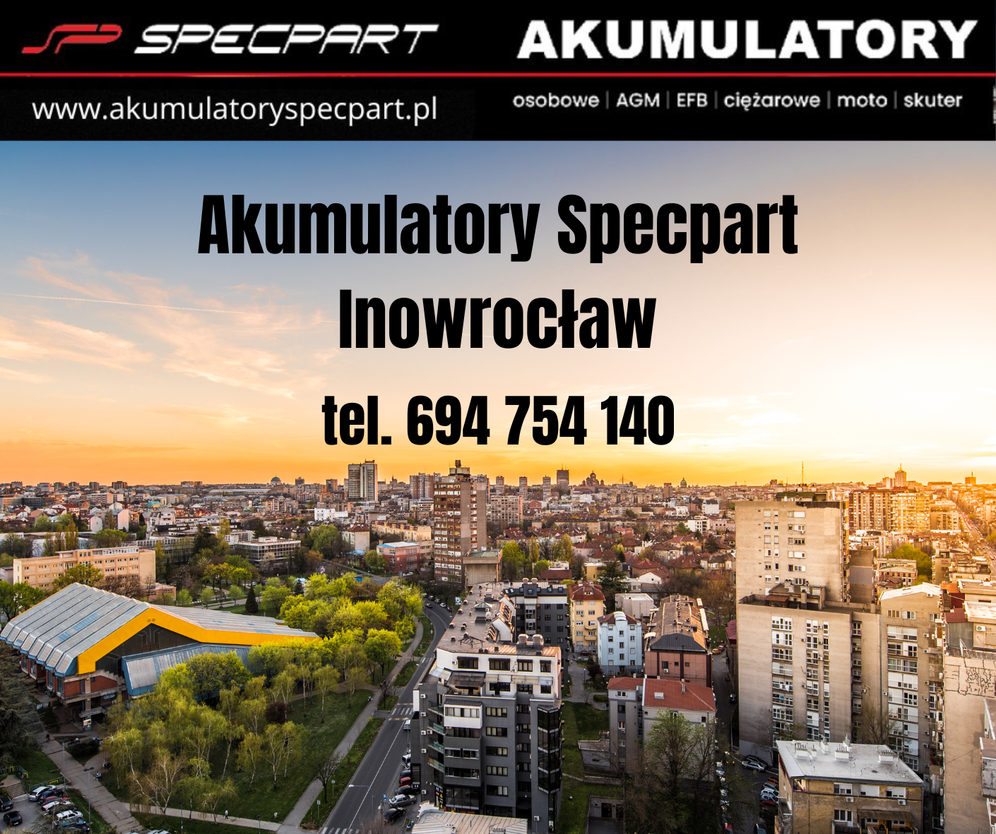 Akumulatory Inowrocław Specpart ul. Toruńska 107