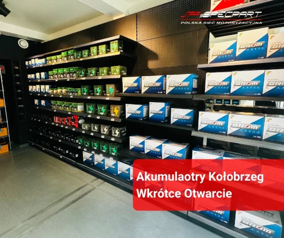 Akumulatory Kołobrzeg Specpart Wkrótce Otwarcie